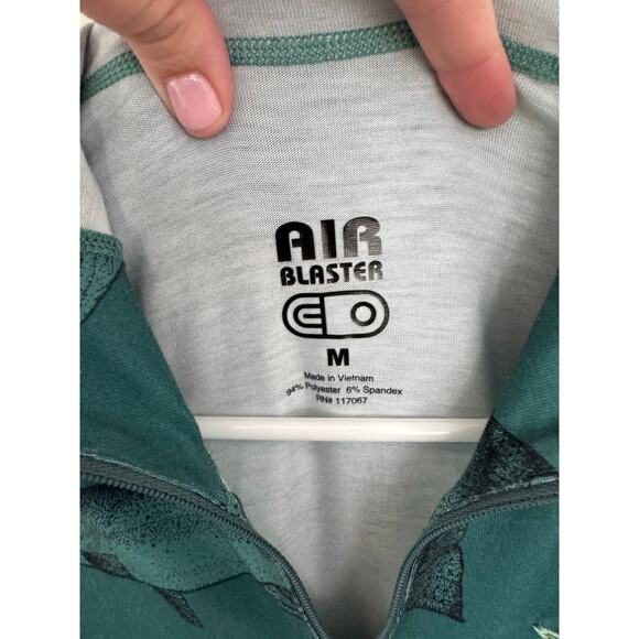 Airblaster Classic Ninja Suit Base Layer Mint Fish Medium - Picture 6 of 6